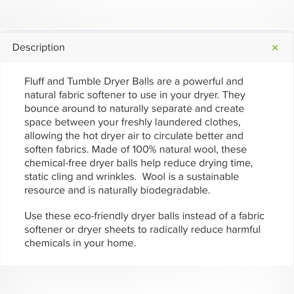 Norwex Fluff & Tumble Dryer Balls - Limited Edition - Nordic - Set of 3 - Picture 3 of 7